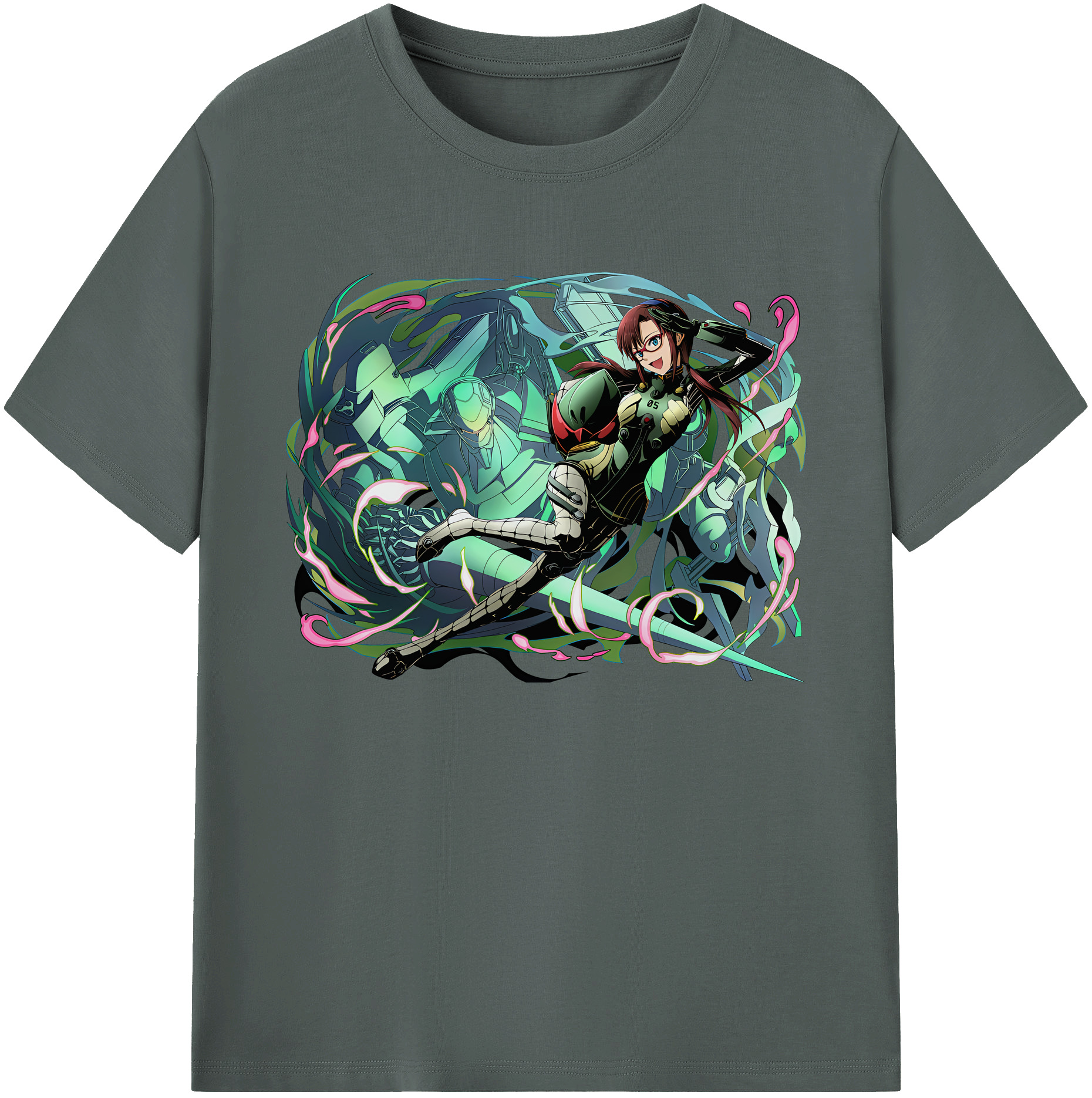 （画像用） EVA 新世紀エヴァンゲリオン 綿100％ メンズ半袖Tシャツ｜肌触りやわらか＆通気性